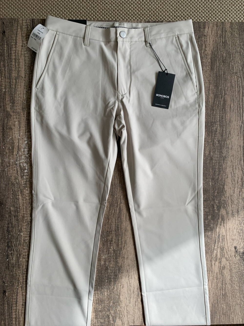 Bonobos Light Tan Performance Golf Pants